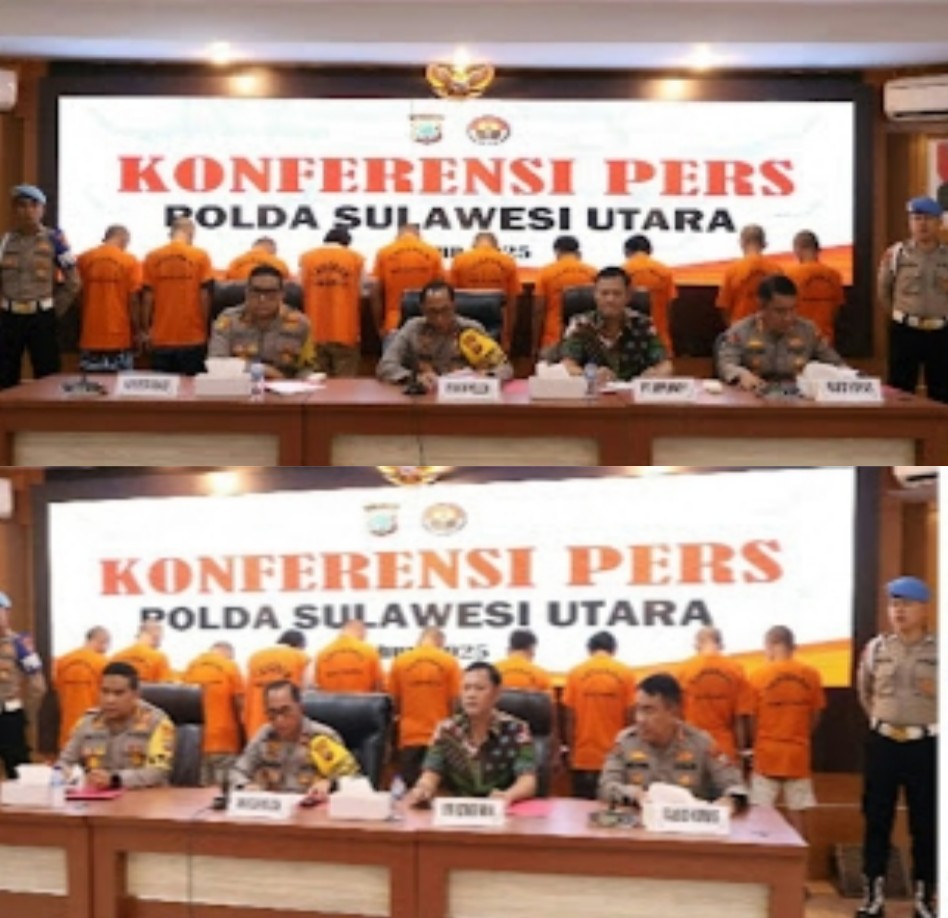 Satreskrim Polresta Manado Berkoordinasi Dengan Tim Resmob Jatanras Polda Sulut, Mengamankan 10 Pelaku Tarkam Di Dua Lokasi, Manado Sulawesi Utara
