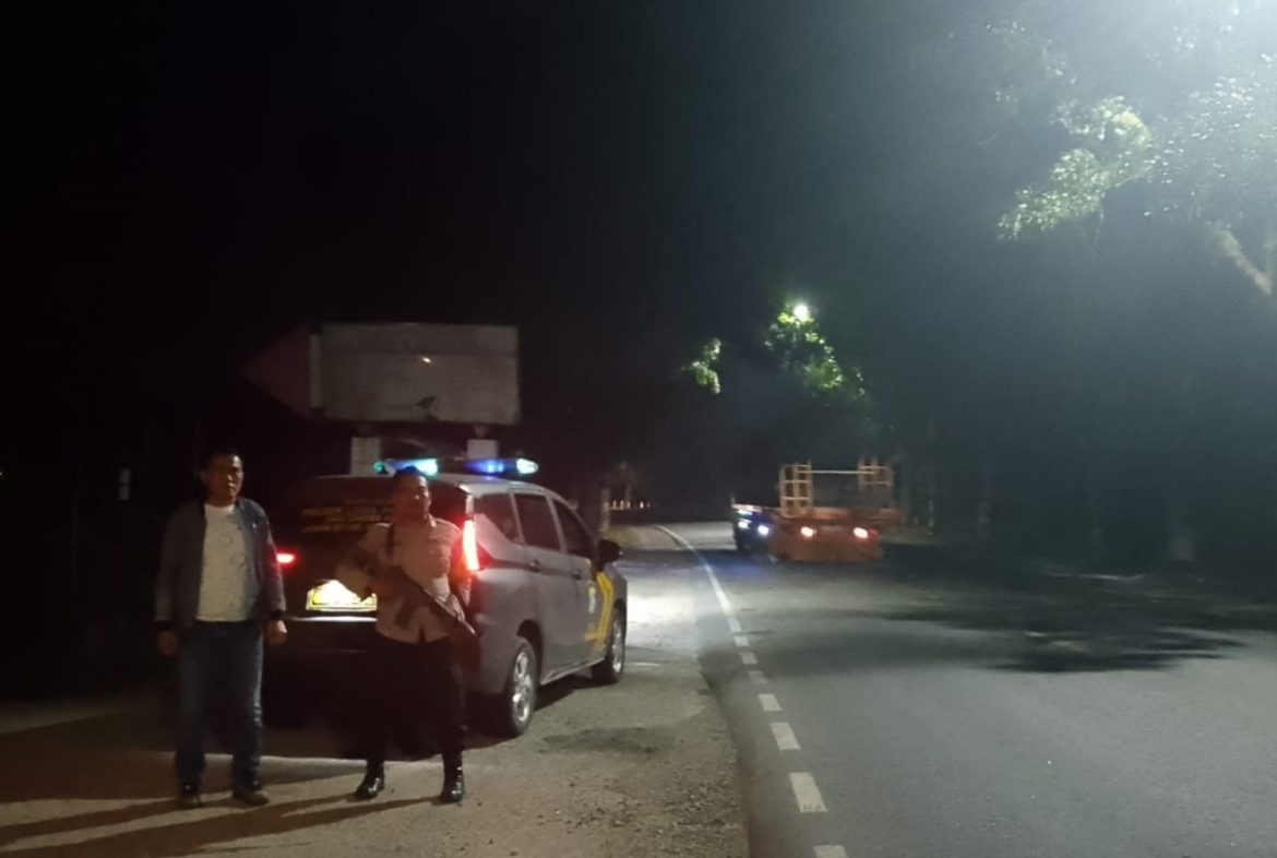 Polsek Lima Puluh Perkuat Patroli Mobile di Jalinsum