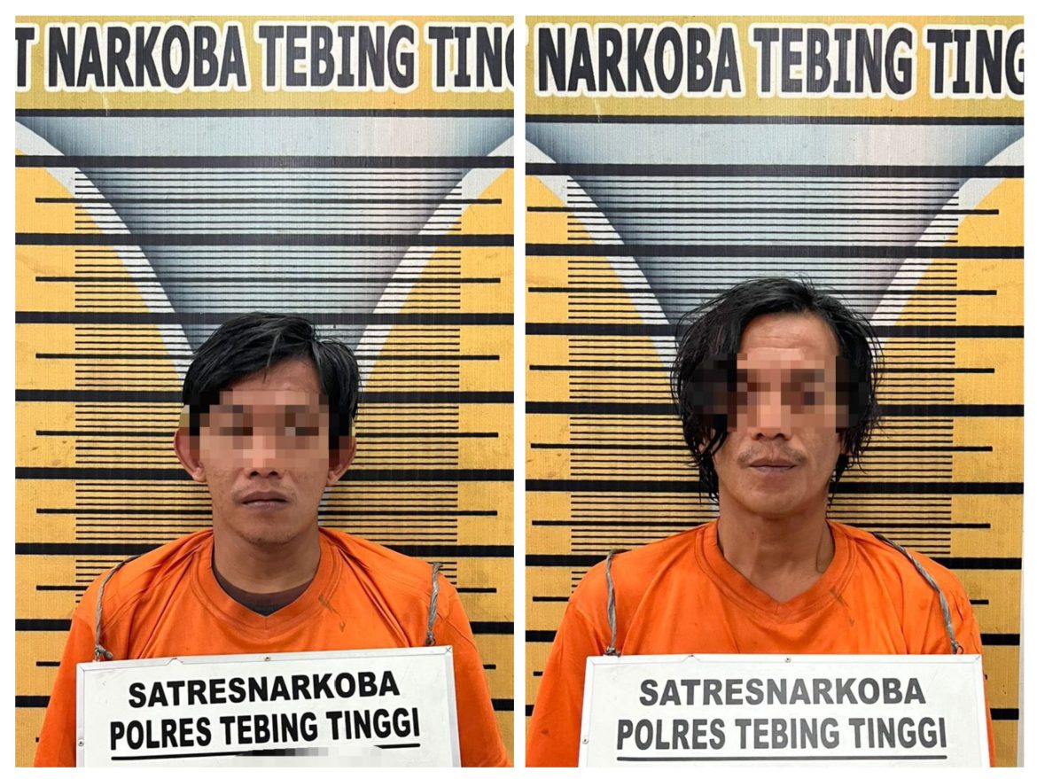 Sat Narkoba Polres Tebing Tinggi Tangkap Dua Pengedar Sabu