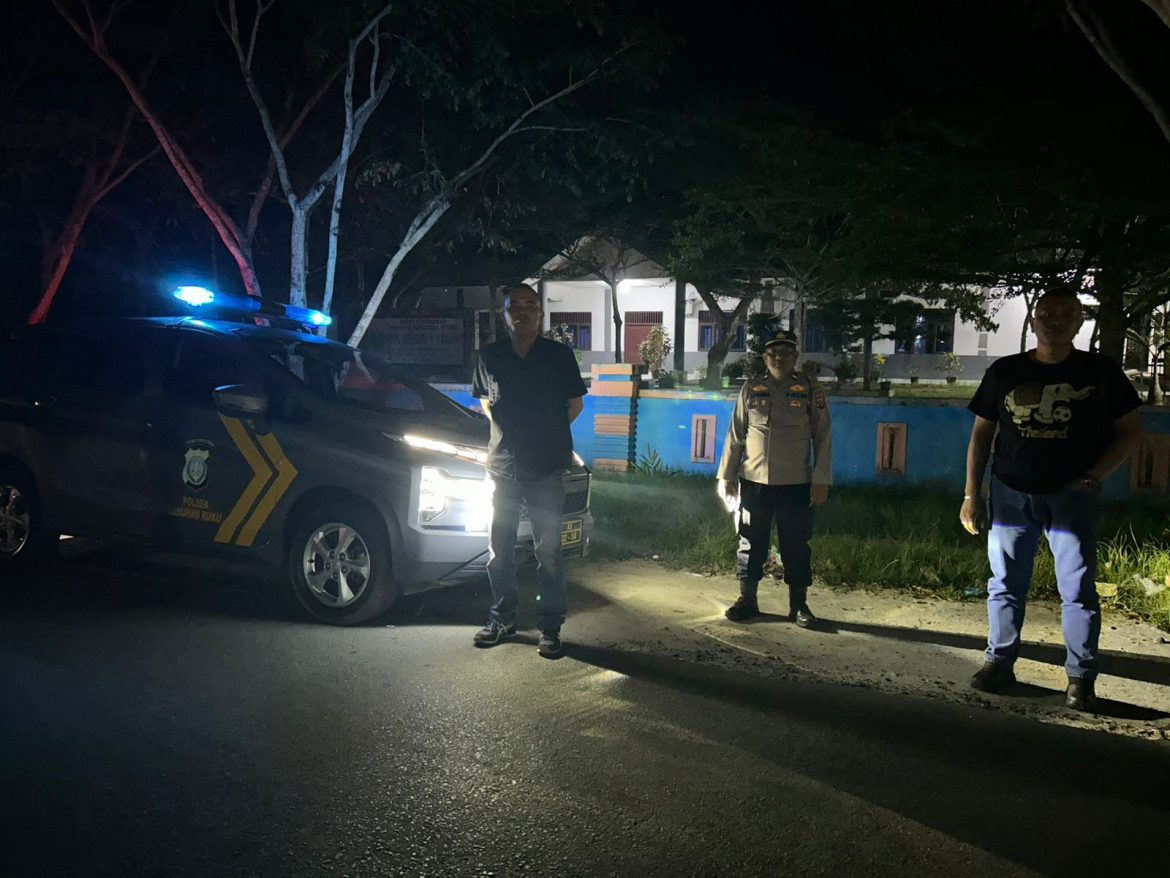 Patroli Polsek Labuhan Ruku Susuri Jalanan Cegah Aksi Geng Motor