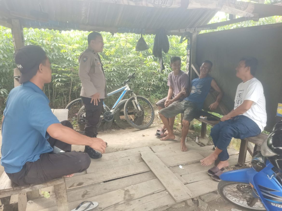 Polsek Padang Hilir Ajak Warga Kelurahan Tebing Tinggi Jaga Keamanan Lingkungan