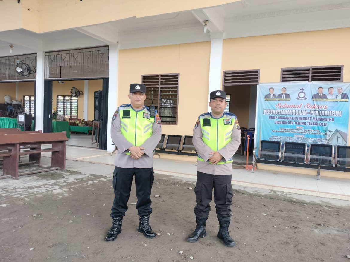 Minggu Kasih, Polsek Rambutan Pengamanan Gereja Diwilayahnya