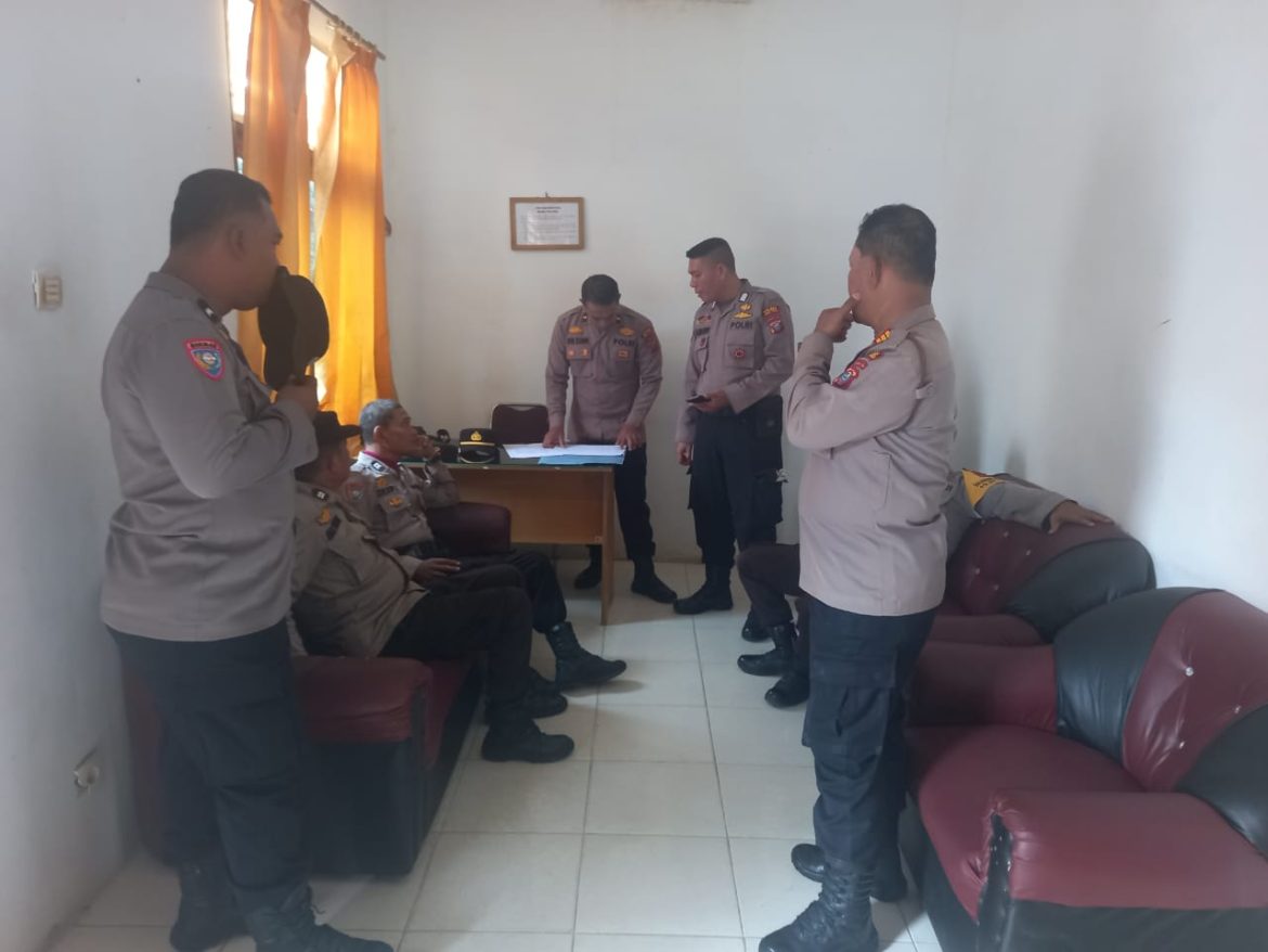 Polres Tebing Tinggi Supervisi dan Pengecekan Bhabinkamtibmas Polsek Rambutan