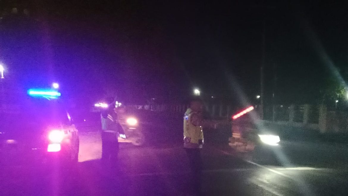 Antisipasi Geng Motor, Polsek Tebing Tinggi Patroli Blue Light di Wilayah HukumnyaG