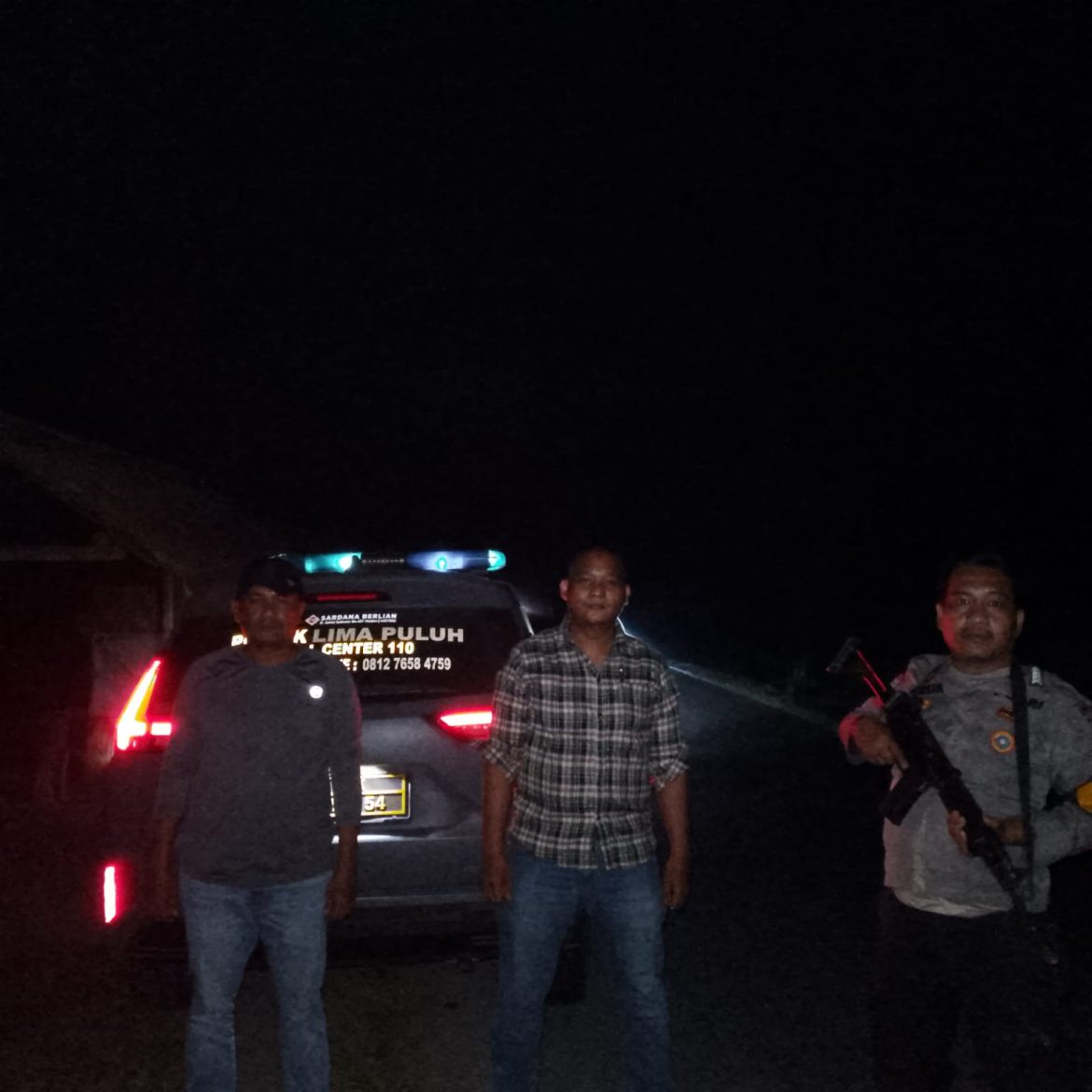 Jaga kondusifitas Kamtibmas, Polsek Lima Puluh Laksanakan Patroli Mobile