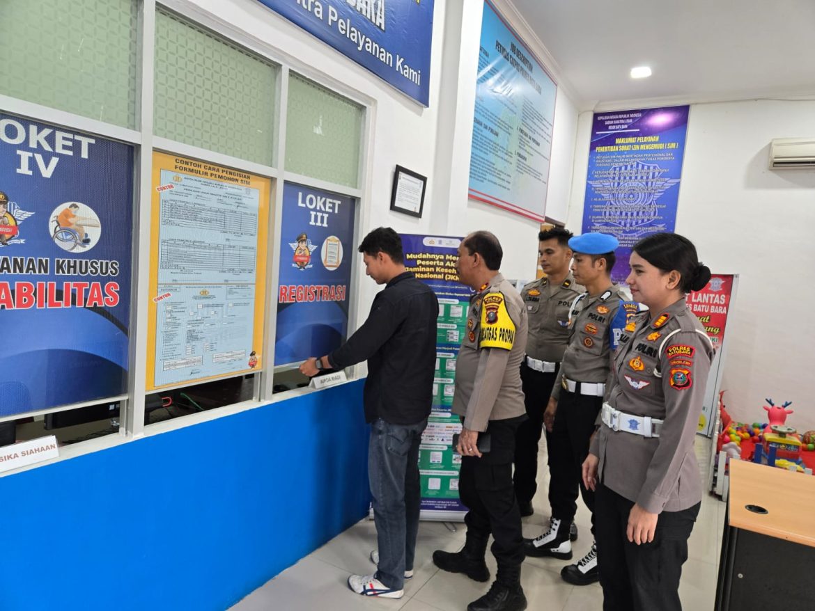 Kasat Lantas Polres Polres Batubara Tingkatkan Pengawasan Satpas Pelayanan SIM