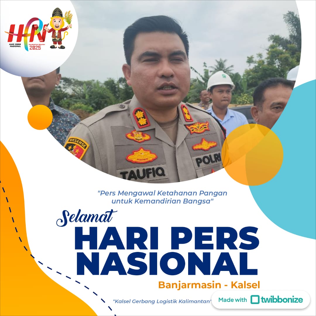 Kapolres Batubara AKBP Taufik Hidayat Thayeb, S.H, S.Ik Ucapkan Selamat HPN 2025