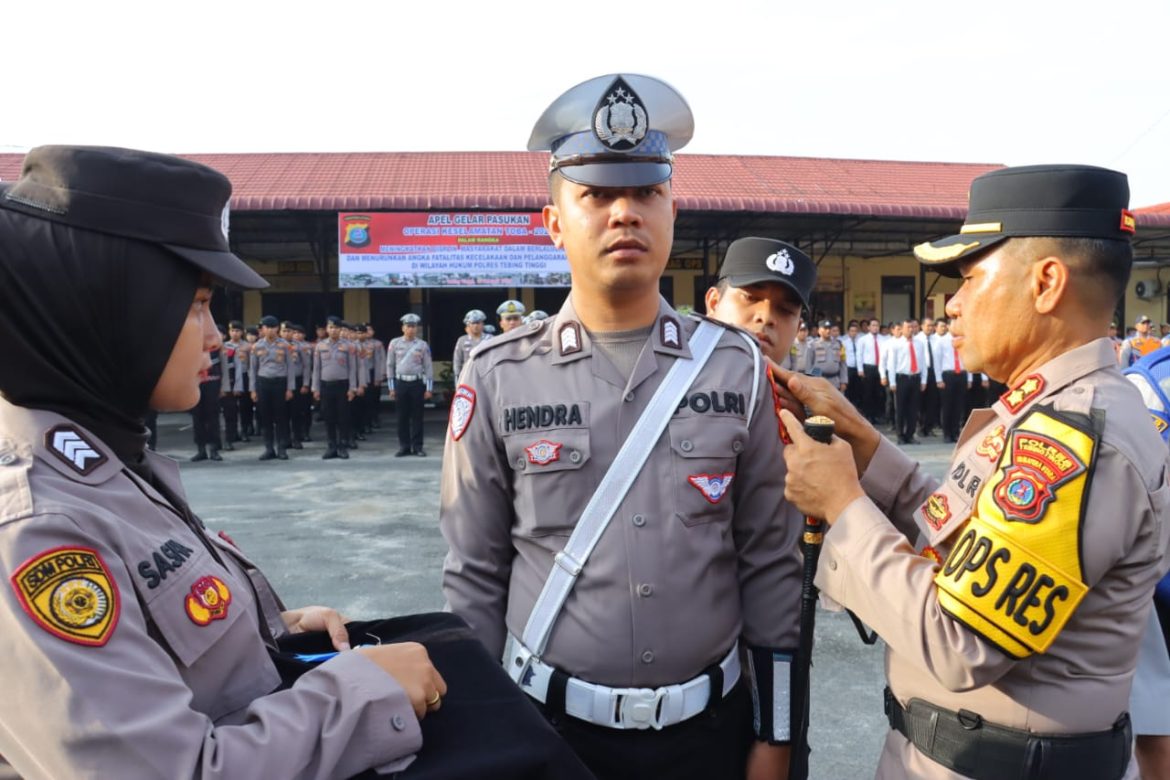 Ops Keselamatan Toba 2025, Kapolres Tebing Tinggi: Sebagai Upaya Meningkatkan Disiplin Masyarakat