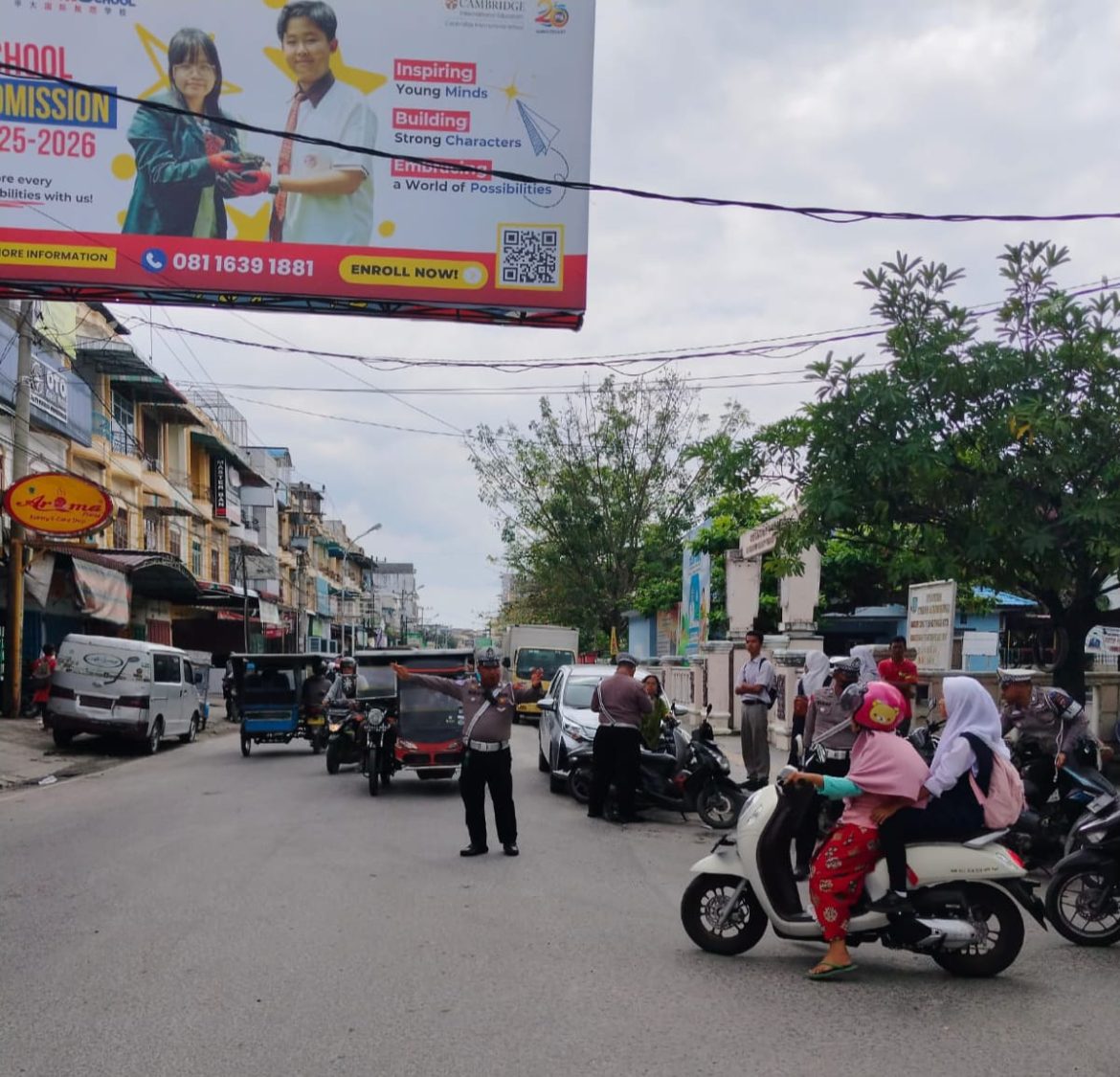 Hari Pertama Ops Keselamatan Toba 2025, Sat Lantas Polres Tebing Tinggi Himbau dan Berikan Tindakan