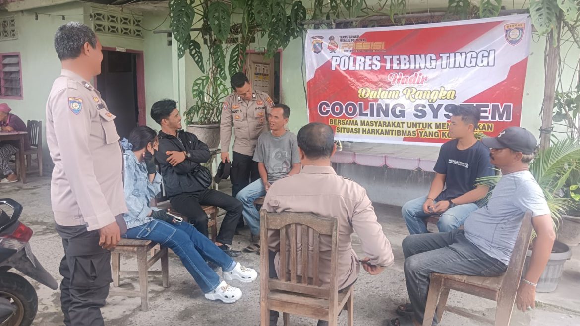 Sat Binmas Polres Tebing Tinggi Cooling System, Ciptakan Kamtibmas Kondusif