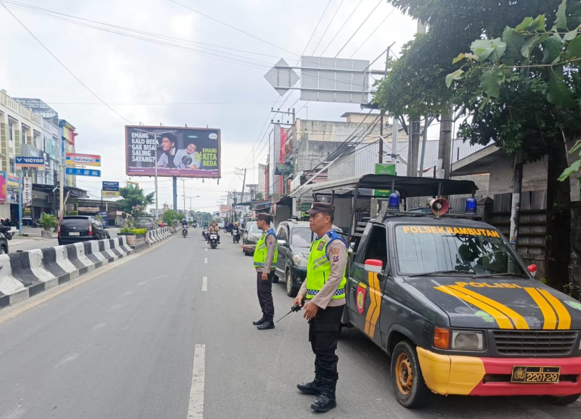 Jaga Kamtibmas, Polres Tebing Tinggi Patroli Dialogis di Sejumlah Lokasi