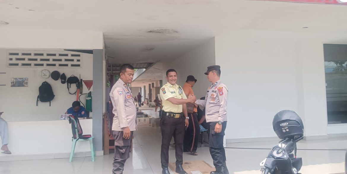 Sat Binmas Polres Tebing Tinggi Sambang dan Pengawasan di PT. Telkom
