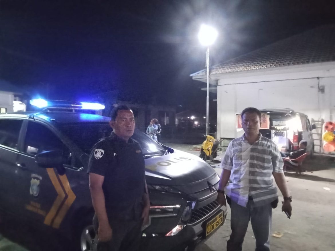 Polsek Labuhan Ruku Patroli Antisipasi Geng Motor