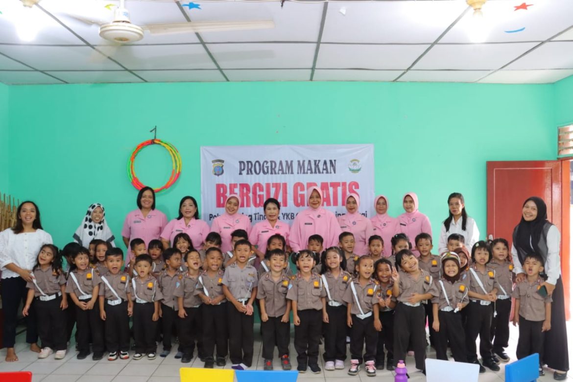 Program Makan Bergizi Gratis, Kapolres Tebing Tinggi Berbagi ke TK Kemala Bhayangkari 4