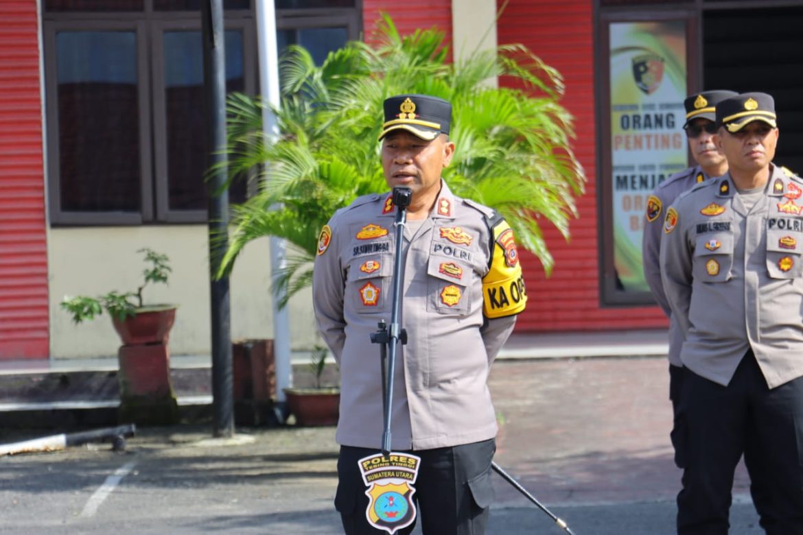 Polres Tebing Tinggi Pastikan Keamanan Saat Pelantikan Kepala Daerah