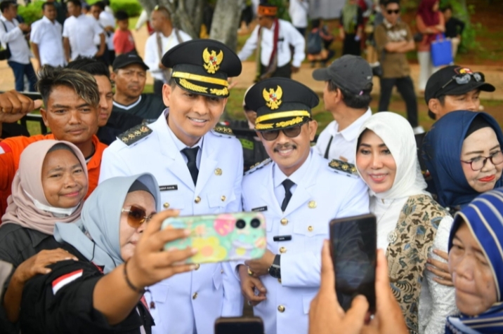 Lucky Hakim dan Syaefudin Resmi Dilantik Presiden Prabowo Sebagai Bupati dan Wakil Bupati