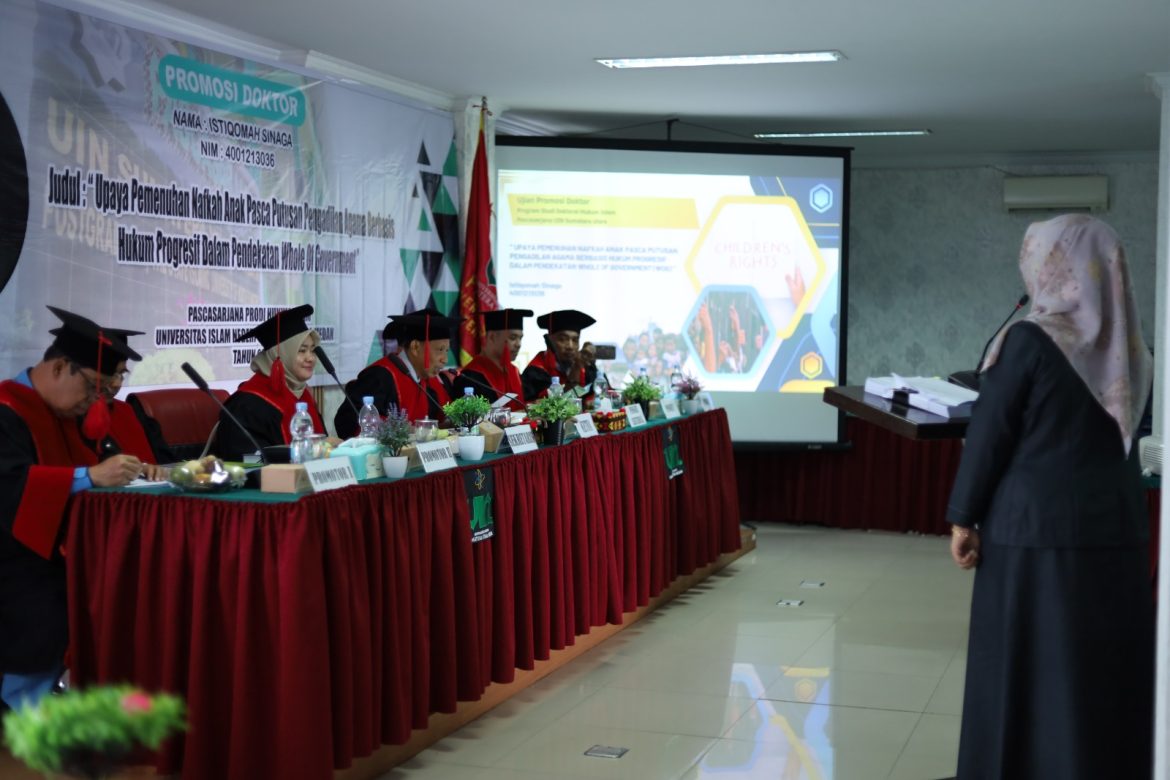 Hakim Istiqomah raih Gelar Doktor, Ajukan Gagasan Perlindungan Keluarga Terdampak Perceraian