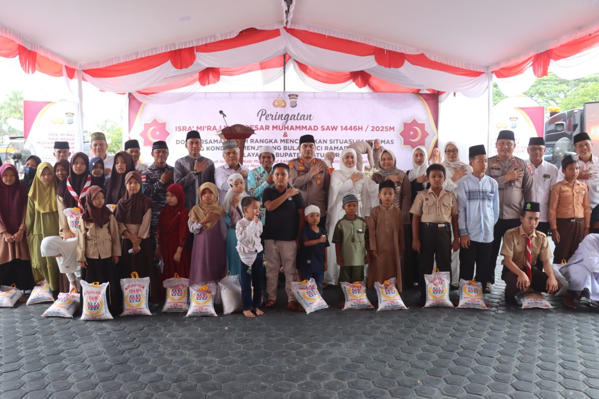 Polres Batu Bara Peringatan Isra’ Mi’raj dan Doa Bersama Sambut Ramadhan 1446 H