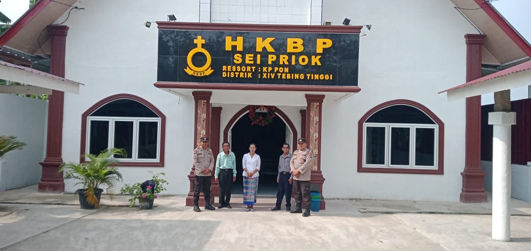 Polsek Tebing Tinggi Patroli dan Pengamanan Tempat Ibadah
