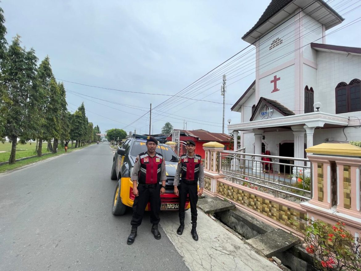 Sat Samapta Polres Batu Bara Pengamanan Tempat Ibadah