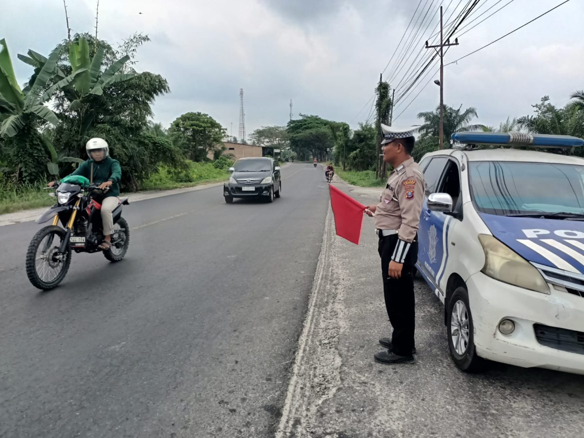 Sat Lantas Polres Batu Bara Patroli Kamseltibcar Lantas