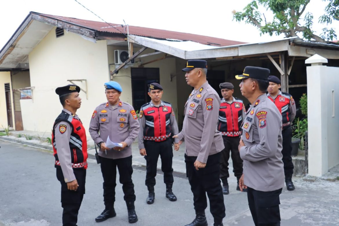 Simulasi Sispam Mako, Kapolres Tebing Tinggi Ingatkan Personel Tingkatkan Kesiapsiagaan