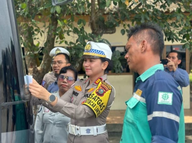Satlantas Polres Batu Bara Tindak 284 Kendaraan selama Ops Keselamatan Toba 2025