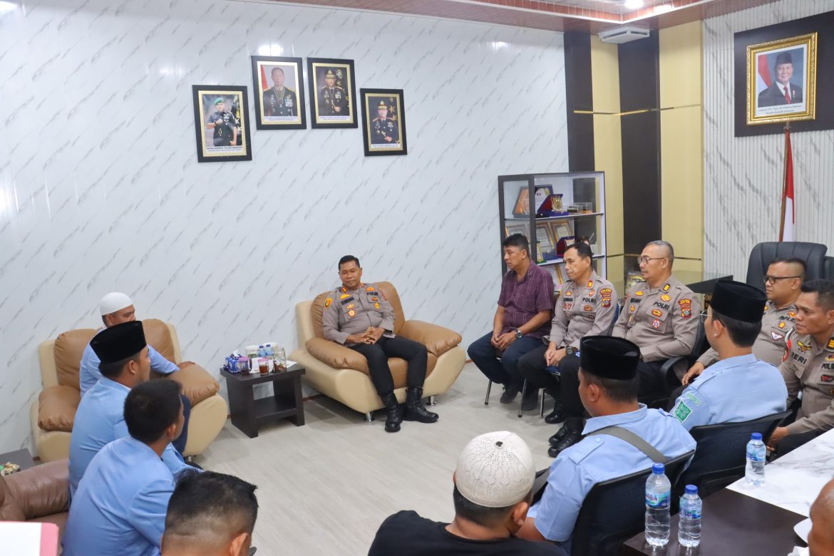 Audiensi Dengan DPD BKPRMI, Polres Tebing Tinggi Dukung Pawai Obor Sambut Ramadhan