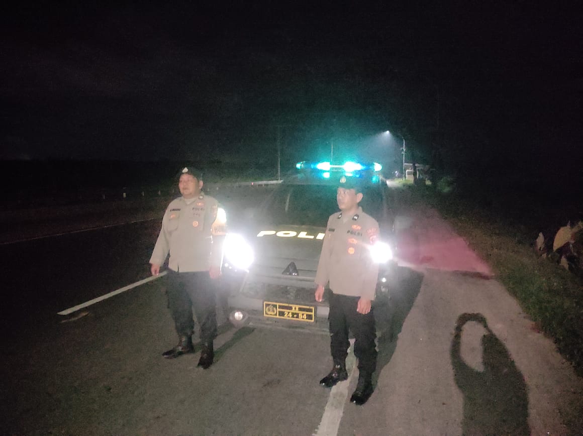 Polsek Lima Puluh Patroli Mobile Cegah Aksi Kejahatan