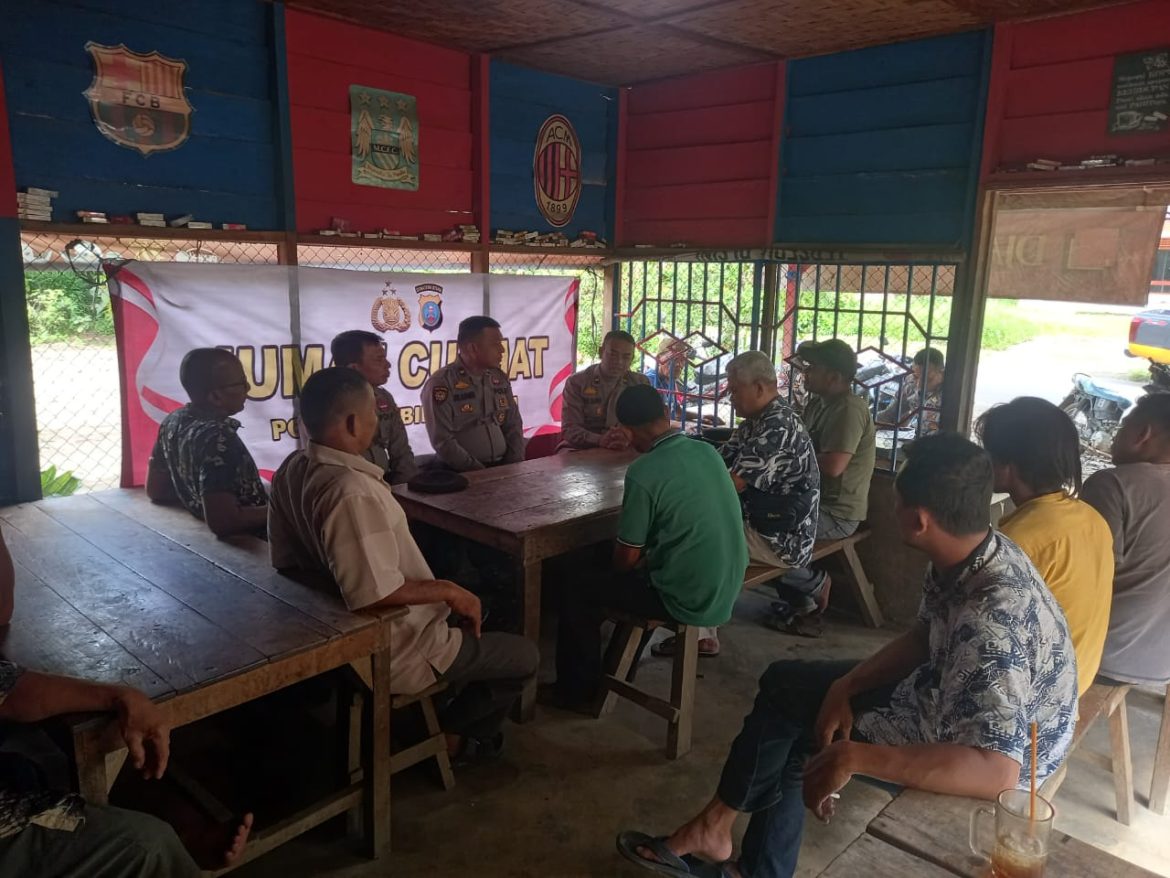 Polres Tebing Tinggi Gelar Jumat Curhat di Desa Bartong
