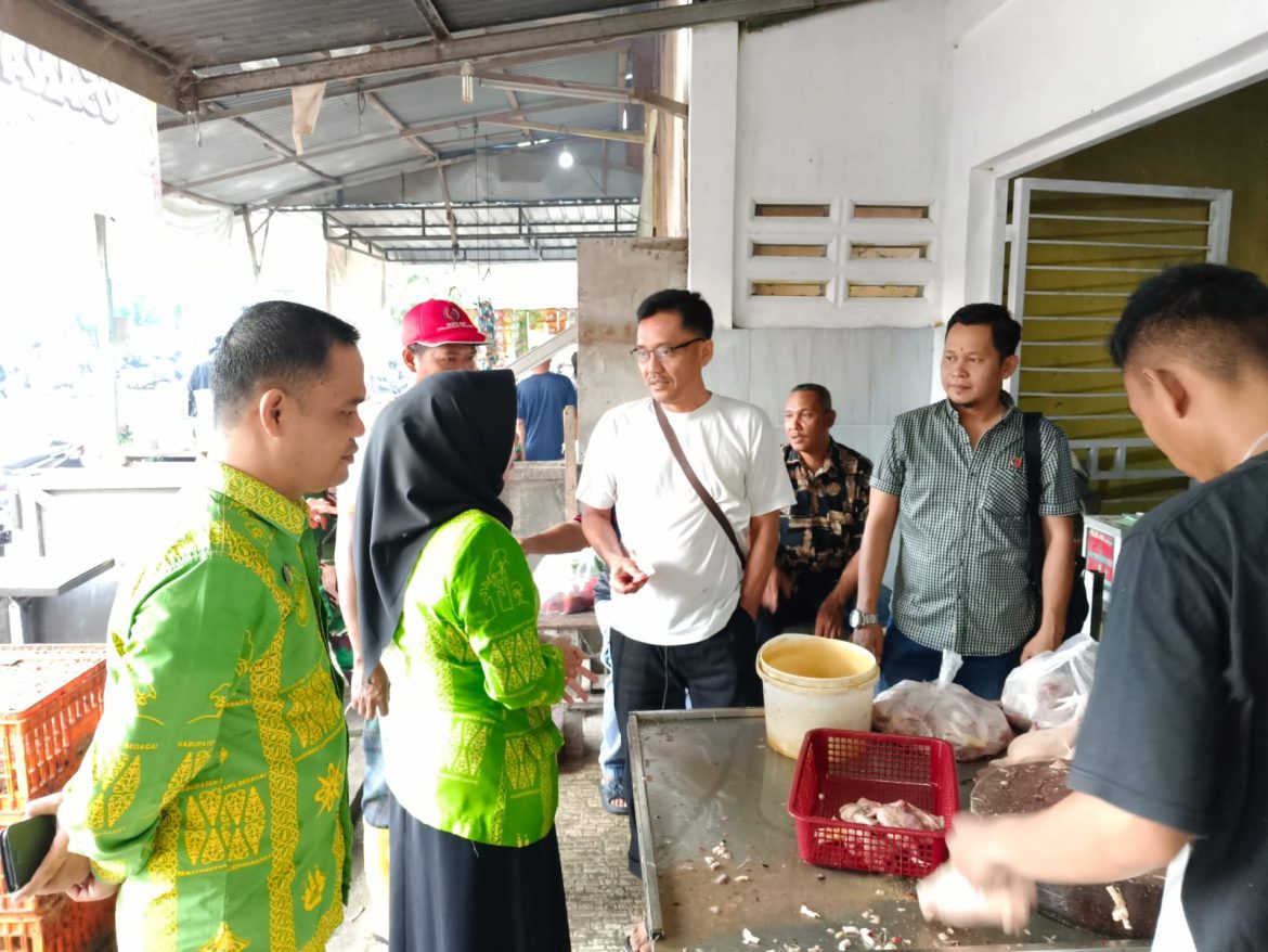 Jelang Ramadhan 1446 H, Polres Sergai bersama Satgas Ketapang Sidak Pasar Rakyat Sei Rampah