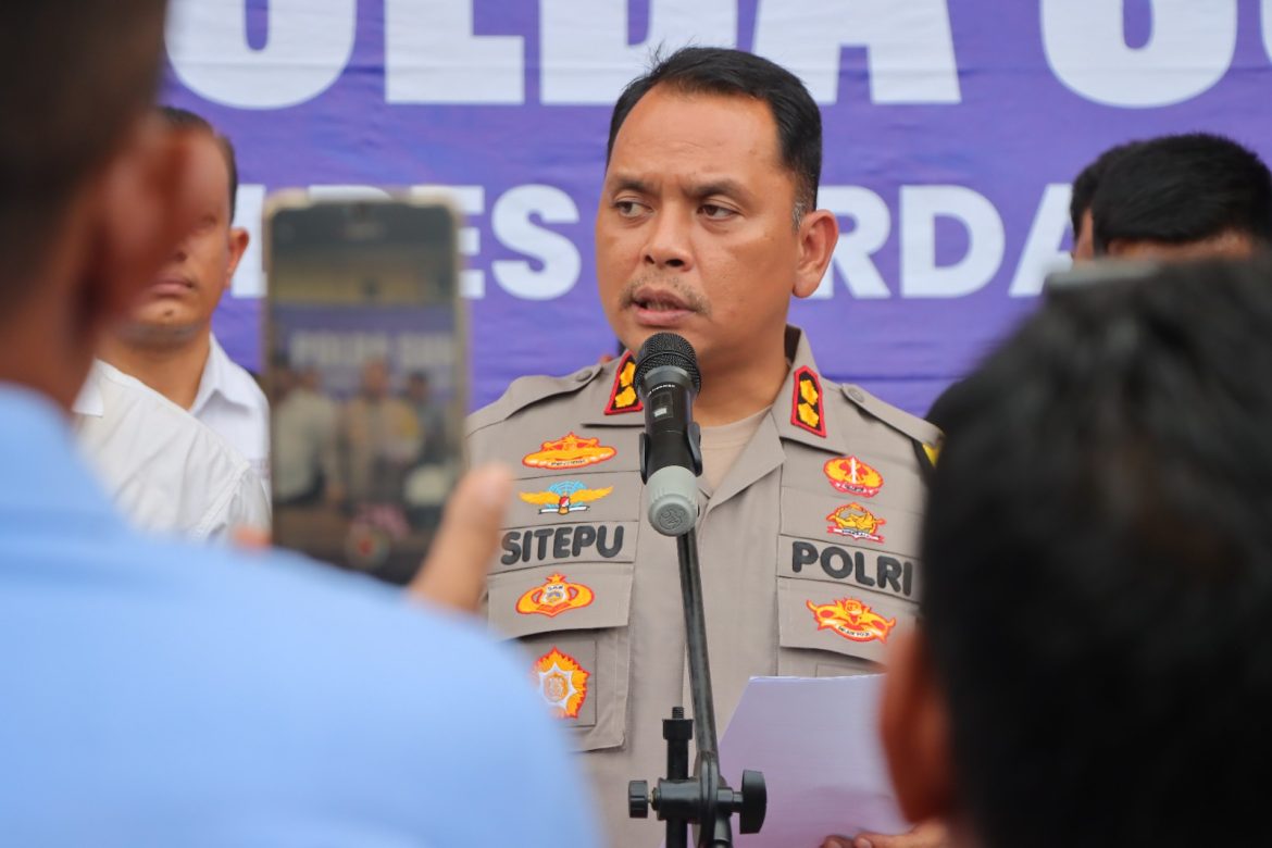 Polres Sergai Berhasil Ungkap 13 Kasus Tindak Kejahatan di Bulan Pebruari