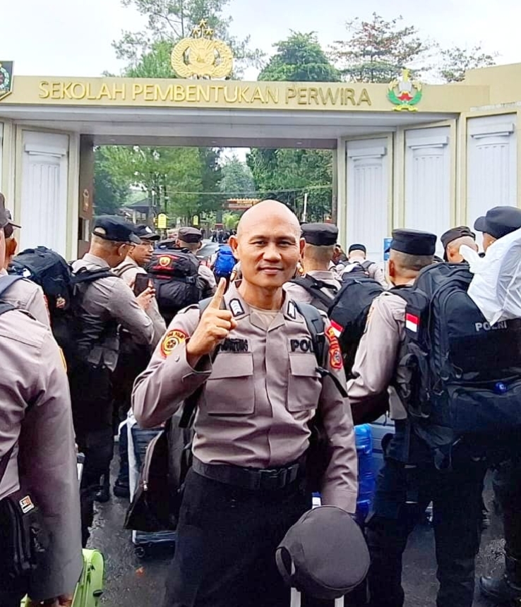 Personil Polres Sergai Lulus Terpilih Rangking 1 SIP Angkatan Ke-54