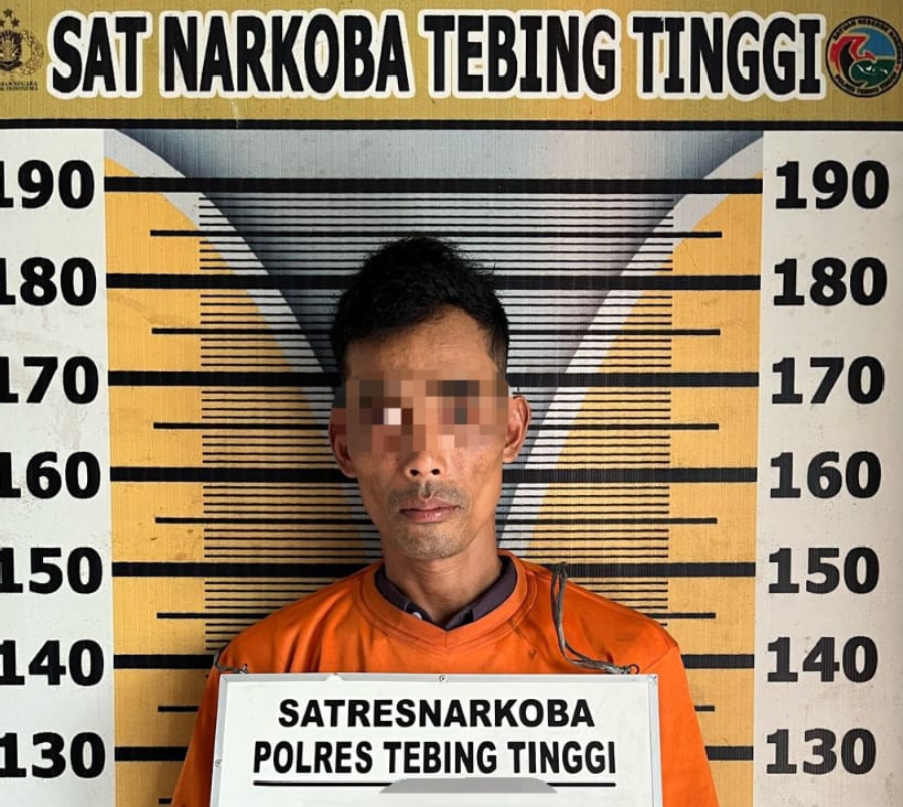 Sat Narkoba Polres Tebing Tinggi Tangkap Seorang Pria Pemilik 2 Paket Sabu