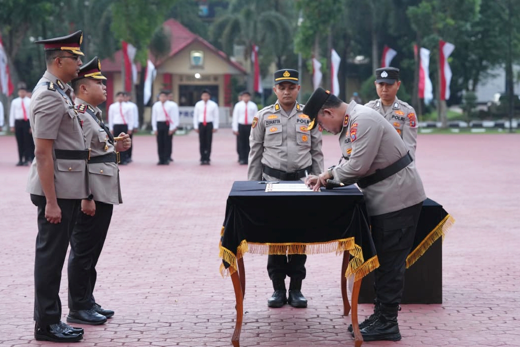 Kapolda Sumut Gelar Sertijab Pejabat Utama dan Kapolres: AKBP Choky Sentosa Meliala Jabat Kapolres Labuhan batu