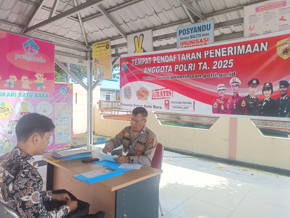 Polres Batu Bara Verifikasi Seleksi Penerimaan Terpadu Polri 2025