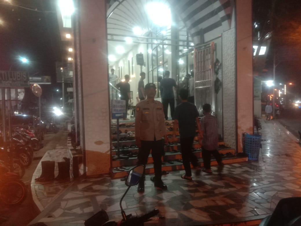 Polres Tebing Tinggi Pengamanan Ibadah Sholat Tarawih di Bulan Suci Ramadhan