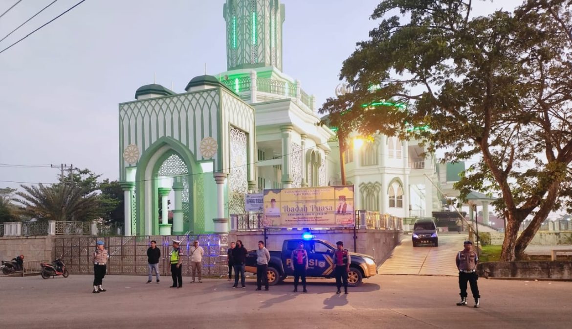 Jaga Kamtibmas, Polres Tebing Tinggi Patroli Asmara Subuh di Beberapa Lokasi
