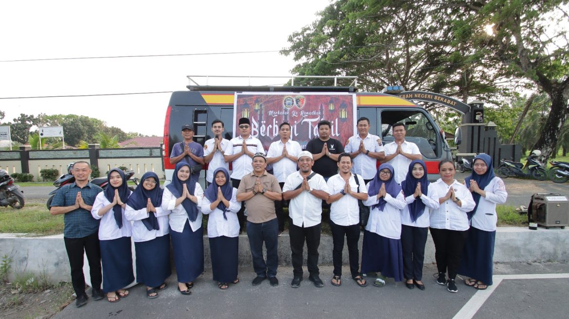 Sat Reskrim Polres Sergai Berbagi 100 Bungkus Takjil Ramadhan 1446 H