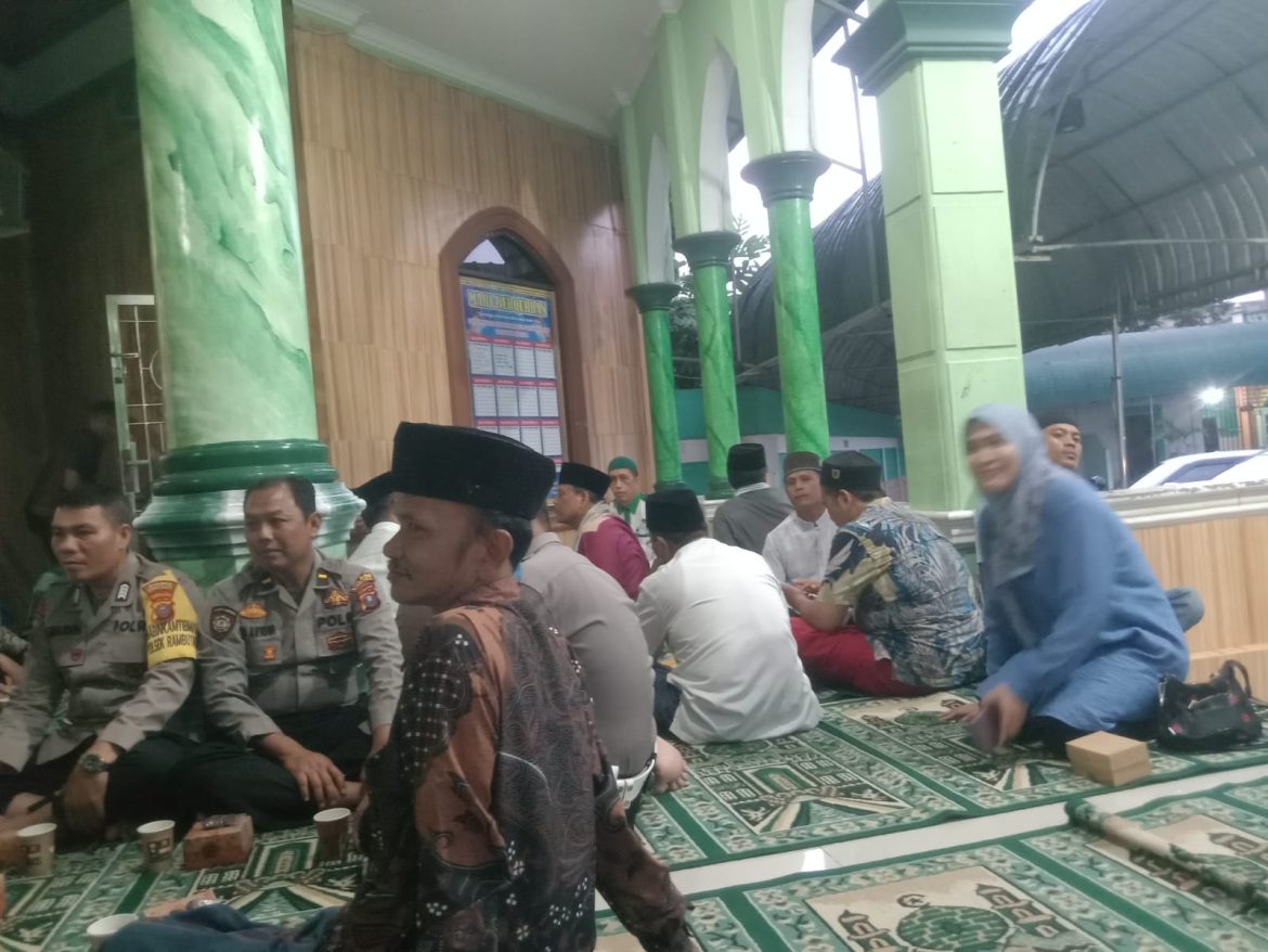 Wakapolres Tebing Tinggi Hadiri Safari Ramadhan di Mesjid Nurul Mubin