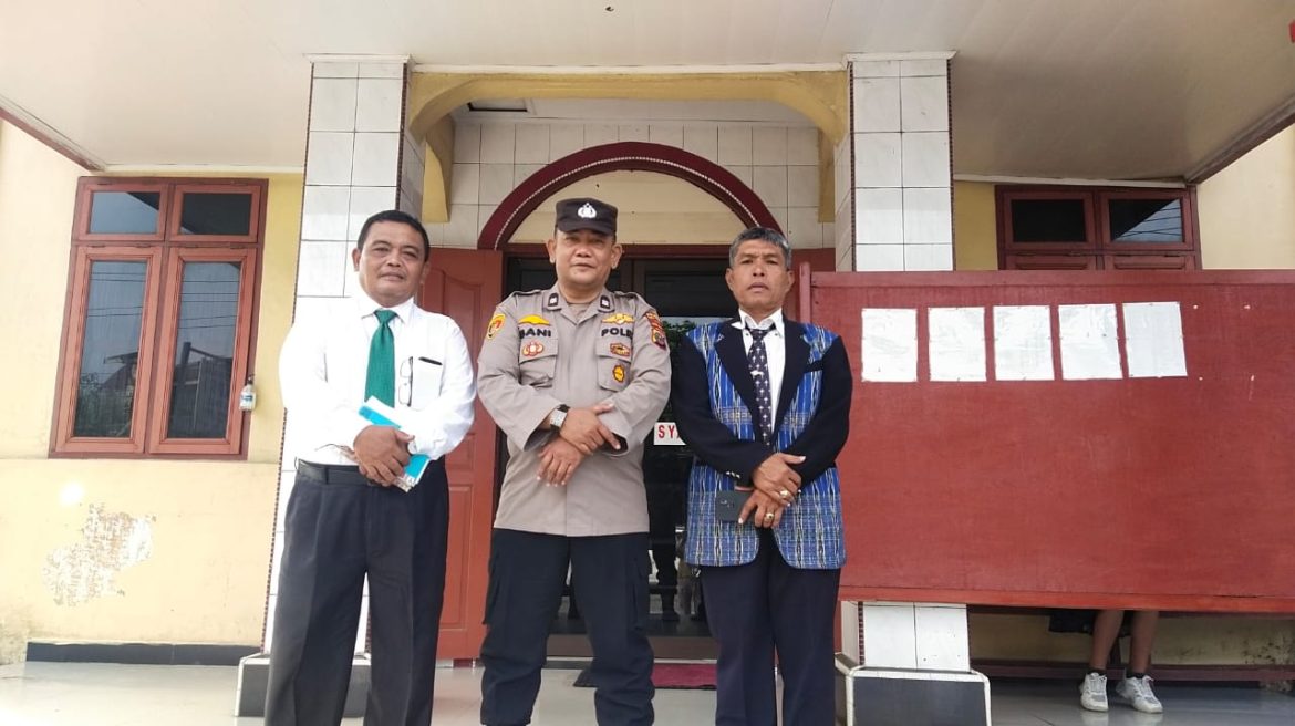 Polsek Padang Hulu Amankan Ibadah Kebaktian Minggu di Gereja