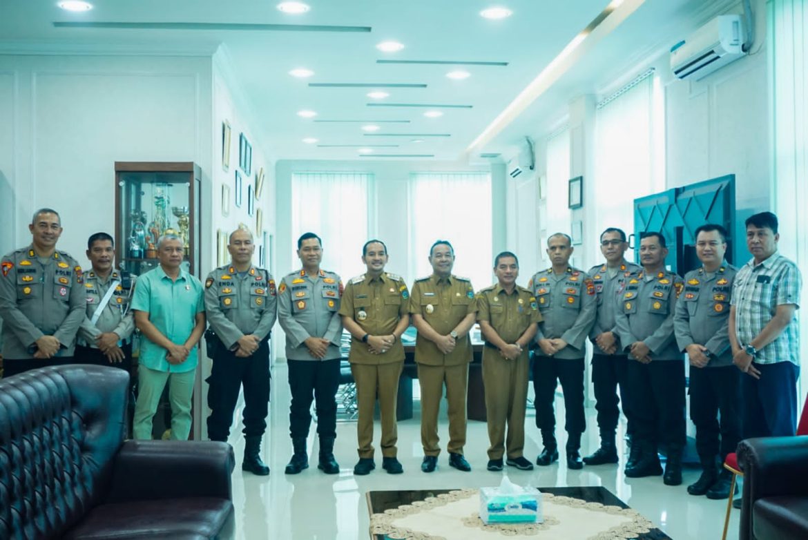 Kapolres Tebing Tinggi Kunjungan Silaturahmi ke Walikota, Bahas Pengamanan Idul Fitri