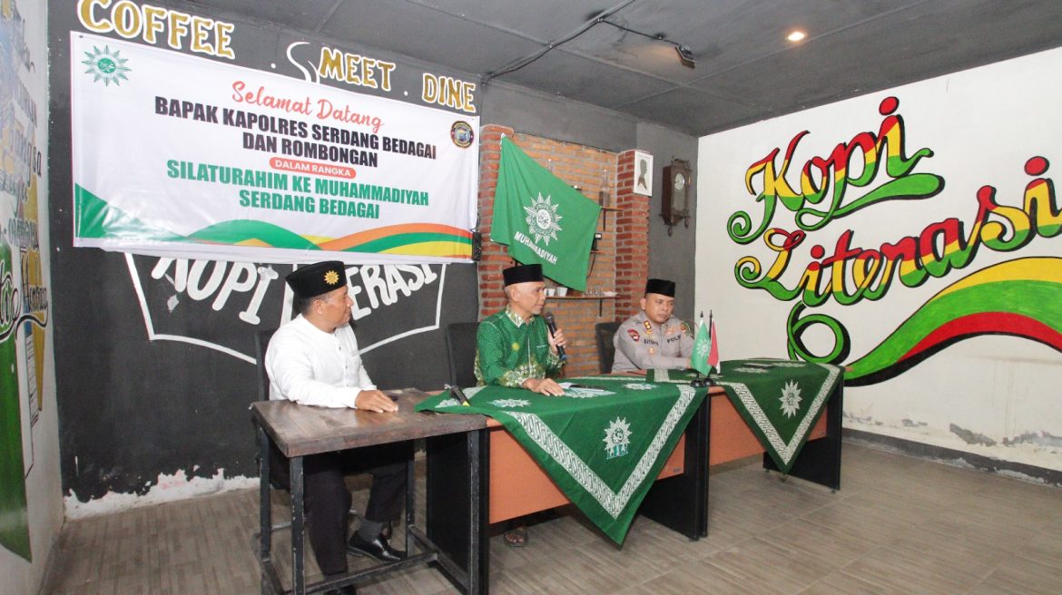 Jalin Sinergitas, Kapolres Sergai Ajak Muhamadiyah Ciptakan Serdang Bedagai Kondusif