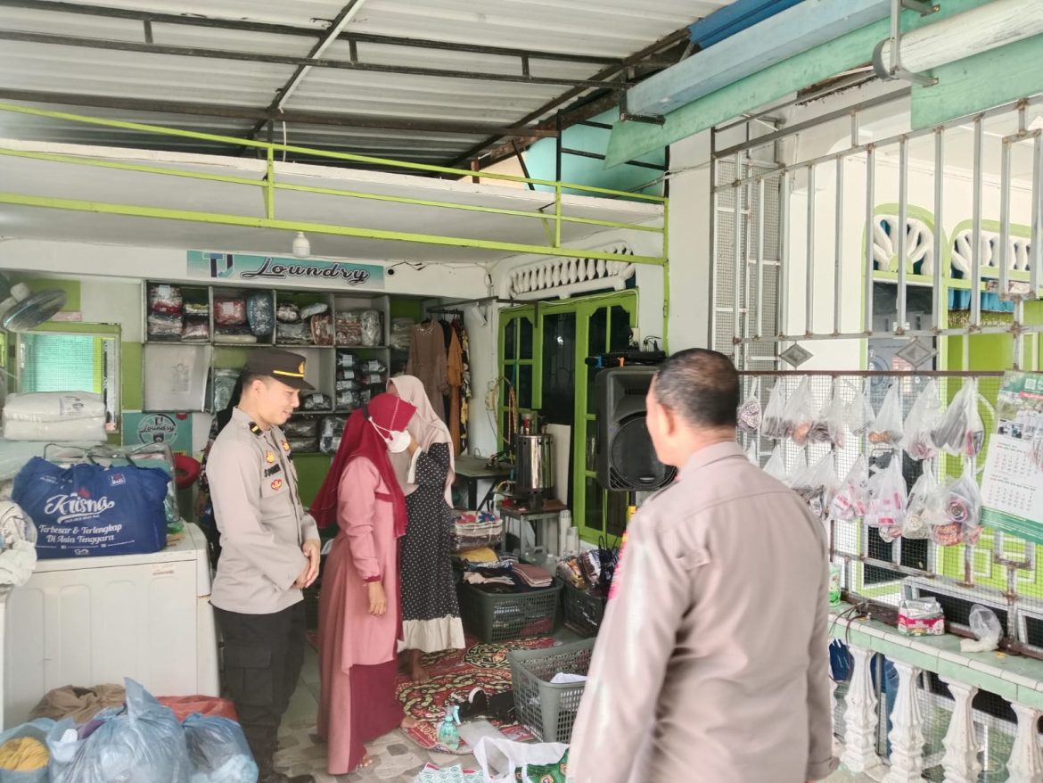 Sat Binmas Polres Batu Bara Sambang dan Cooling System Jaga Harkamtibmas