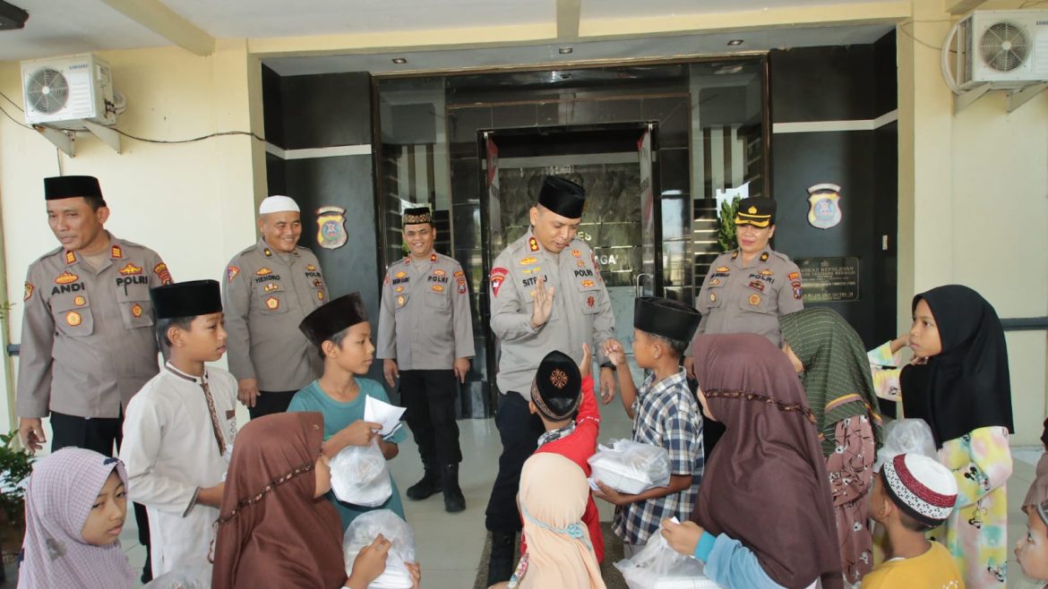 Kapolres Sergai Rutin Santuni Anak Yatim dan Berbagi Takjil Ramadhan 