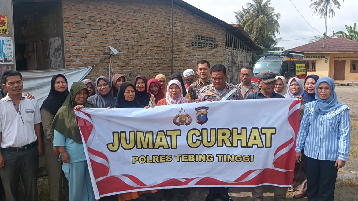 Polres Tebing Tinggi Jalin Komunikasi Dengan Warga Melalui Jumat Curhat