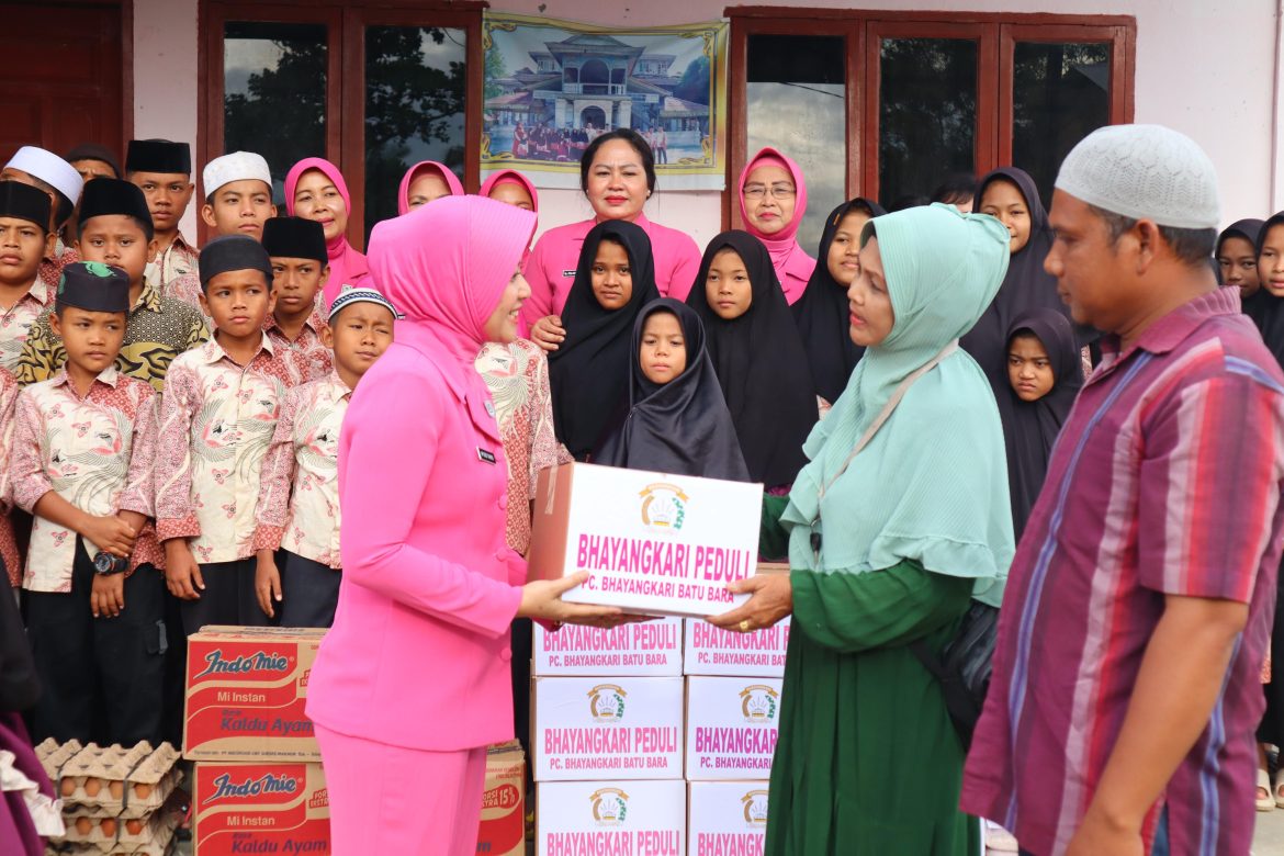 Ramadhan 1446 H Bhayangkari Cabang Batu Bara Berbagi Baksos di Panti Asuhan Darul Ikhlas