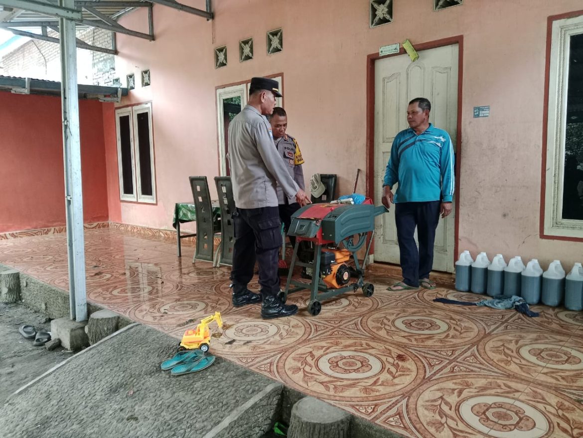 Sat Binmas Polres Batu Bara Sambang dan Cooling System Jaga Harkamtibmas