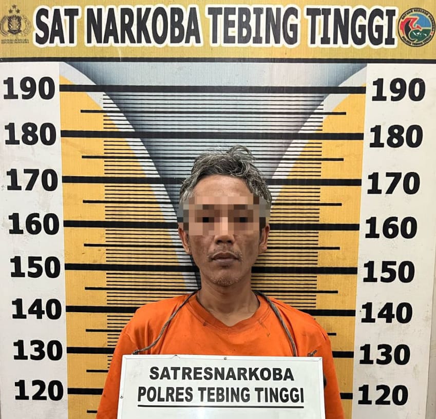 Bawa 921 Gram Ganja, Andi Ditangkap Sat Resnarkoba Polres Tebing Tinggi