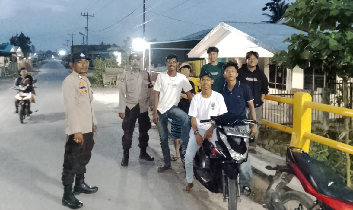Patroli Asmara Subuh Polres Tebing Timggi, Cegah Balapan Liar dan Kriminalitas